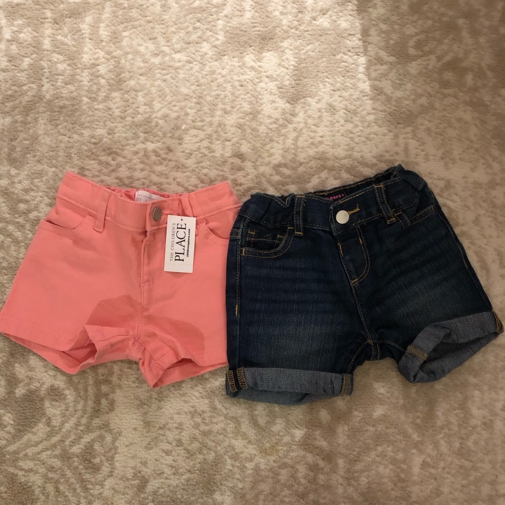 2 pairs 18-24 mos Children’s Place shorts-NWT NWO